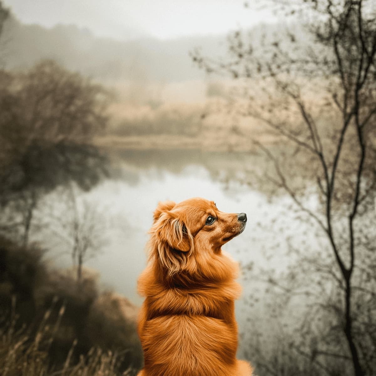 Dreamy portrait scene